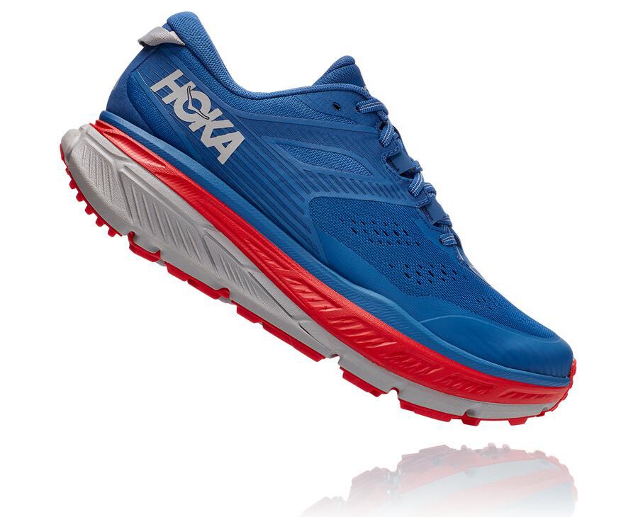 Hoka One One Trail Schoenen Heren - Stinson Atr 6 - Blauw - KP1970845